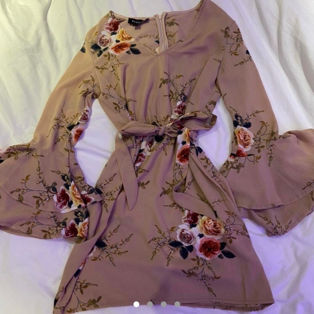 Parisian floral dress
